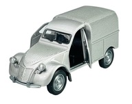 WELLY OLD TIMER CITROEN 2CV ŠTVORGONNETA SILVER 1:34 43769