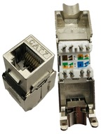 Keystone adaptérový modul beznástrojová zásuvka RJ45 LSA CAT.7 FTP 22-26 AWG