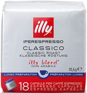 Illy Iperespresso Lungo Classico kapsuly 18 ks.