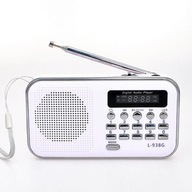 MALÉ PRENOSNÉ FM RÁDIO s USB SD MP3 + BATÉRIA