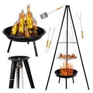 Veľký záhradný gril Tripod Hearth 2v1 ZDARMA!!