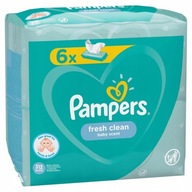 Pampers Vlhčené obrúsky Fresh Clean 6x 52 ks