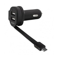 Xqisit Car Charger 6A Dual USB+microUSB autonabíjačka