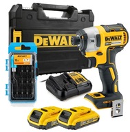 NÁRAZOVÝ DRŽÁK DEWALT DCF887D2 2x2AH + BITS