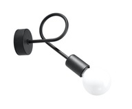 Nástenné svietidlo ROCCO Black Wall Lamp Detská izba