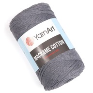 MACRAME šnúra YarnArt MACRAME COTTON šedá 774