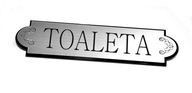 Toaletná tabuľa, TOALET EXTRA GRAVÍROVANÁ!