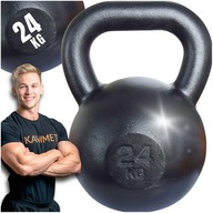 Liatinový kettlebell 24kg kettlebell kettlebell závažie na činku pre fit cvičenie