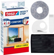 TESA COMFORT OKENNÁ SIEŤKA PROTI KOMÁROM 1M X 1M ČIERNA