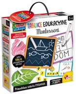 MONTESSORI UČENIE PÍSAŤ VZDELÁVACIE TABULE