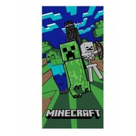 Minecraft detský uterák zelený 9116 70x140 SETINO