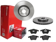 BREMBO PREDNÉ DISKY, DESTIČKY, VOLVO S40 II V50 320MM