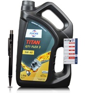 5 LITROVÝ MOTOROVÝ OLEJ FUCHS TITAN GT1 FLEX 3 5W40 XTL 5L - DISTRIBÚTOR