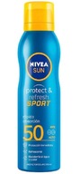 NIVEA Protect & Refresh SPORT SPF 50 mlieko na opaľovanie v spreji 200 ml