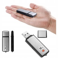 SPY VOICE RECORDER SKRYTÝ V PENDRIVE DETEKCIA ZVUKU USB PENDRIVE 16GB