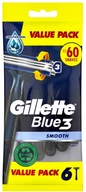 Gillette Blue3 Smooth jednorázové holiace strojčeky 6 ks