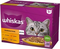 Whiskas Hydinové hody vrecúško so želé 12x85g