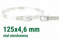 Sťahovací pás z nehrdzavejúcej ocele 125 x 4,6 mm 100ks