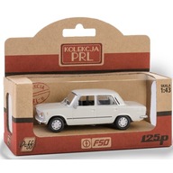 Kolekcia PRL Kovový model Fiat 125p sivá