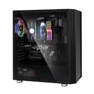 PC skrinka R2 ATX Mid Tower 120 mm ventilátor Čierna