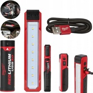 ĽAHKÁ NABÍJATEĽNÁ baterka Milwaukee magnet 445lm VÝKONNÝ + micro USB kábel