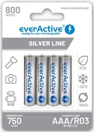 Batéria AAA R3 s malým prstom Ni-MH Everactive série 800 mAh 4 ks.