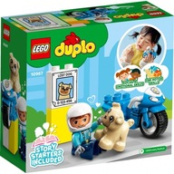 LEGO DUPLO 10967 POLICAJNÉ BLOKY NA MOTOCYKLE 2+