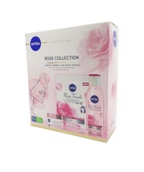 Sada kolekcie NIVEA Rose (krém + maska ​​+ tonikum)