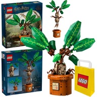 LEGO Harry Potter 76433 Model škriekajúcej rastliny v črepníku Mandragora