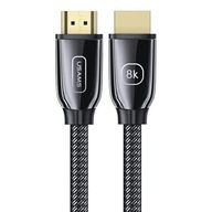 USAMS HDMI kábel – HDMI 2.1 U67 2m 8K čierno/čierna Ultra HD SJ497HD01 (US-S