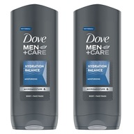 Dove Men Hydro Balance sprchový gél 400 ml x 2