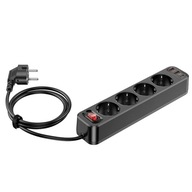 HOCO 4-zásuvková zásuvka + 2 x USB QC3.0 18W + Type C PD 20W Aura