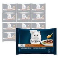 PURINA GOURMET PERLE MAČACIE FILETKY KURACIE A HOVÄDZIE MÄSO V Omáčke 48x85g