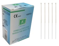 SHEN LONG NEEDLES postriebrená rukoväť 0,25x25 mm