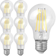 6X LED ŽIAROVKA E27 A60 6W 630LM TEPLÁ BIELA