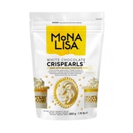 Mona Lisa Crispearls Callebaut Posyp 800g Biela