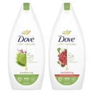 DOVE SPRCHOVÝ GÉL STAROSTLIVOSŤ BY PRÍRODA 2 x 400ML