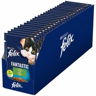 Felix Fantastic Cat Food Wet vrecká králika 26x85g