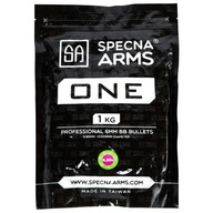 Biologicky odbúrateľné airsoftové strely Specna Arms One Bio 0,20 g 1 kg - Biela