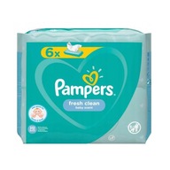 Pampers Fresh Clean Vlhčené obrúsky, 6x 52 ks