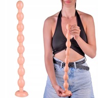 Dlhý análny kolík XXL 50 cm, mäkké dildo na prísavke, análny kolík