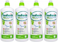 LUDWIK Ekologický BIO prostriedok na umývanie riadu 900ml x4