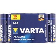 Batéria VARTA AAA alkalické batérie (R3) 16 kusov 1,5V