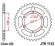 JT JTR1133.53 ZADNÉ OZUBENÉ KOLO