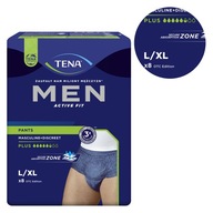 Absorpčné nohavičky Tena Men Pants Plus Blue L/XL 8 ks