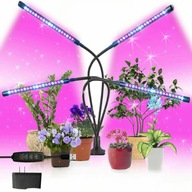 4 LED LAMPA RASTLINY ČASOVAČ RASTU