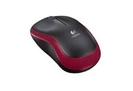 Logitech Mouse M185 Wireless NANO Red