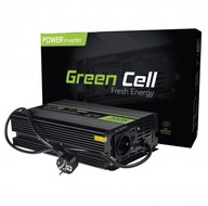 MENIČ NAPÄTIA INVERTOR Green Cell 12V -> 230V 300W/600W PURE SINU