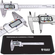 Elektronické posuvné meradlo 0-150 mm digitálne presné z nehrdzavejúcej ocele s puzdrom