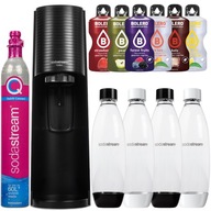 SATURATOR SODASTREAM TERRA SADA NA ČIERNU VODU 4 FĽAŠE + BOLERO